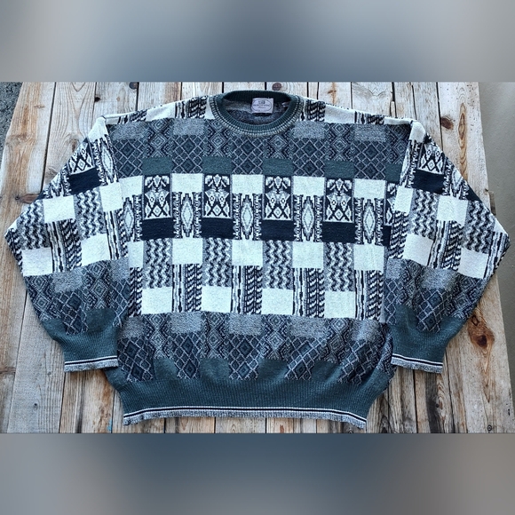 vintage '70s Pronto Uomo knit sweatermen's size Large